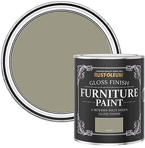 Rust-Oleum Green Furniture Paint in Gloss Finish - Grounded 750ml