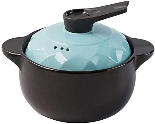 YANYUESHOP Casserole Ustensiles De Cuisine Casserole en Argile Marmite en Terre Cuite Casserole en Céramique 4L (Couleur: Bleu)