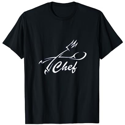 Fourchette et cuillère de chef pour restaurant T-Shirt