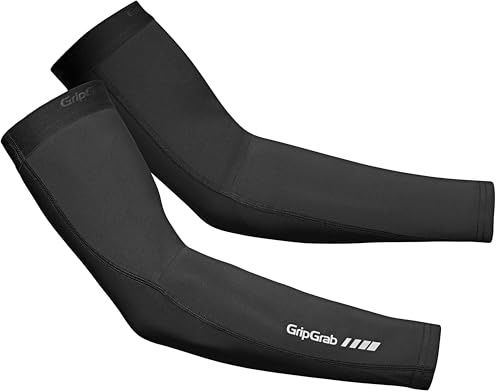 GripGrab AquaRepel 2 Wasserabweisende Radsport Armlinge Softshell Winter | Dreilagige wasserdichte Membran, 4-Wege-Stretch, Fleece-Innenseite, Silikon-Gripper – Frühjahr & Herbst Armwärmer