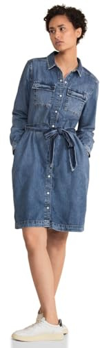 Street One Damen Jeans Hemdkleid
