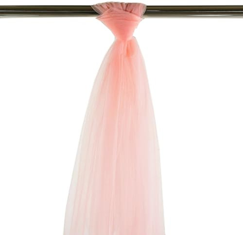 Whakano 1 m Organza Fabrics for Sewing, Sold by the Metre, Chiffon Fabric, 160 cm Wide, Soft and Fine Transparent Fabric Tulle, Decorative Fabric for Sewing Crafts, Curtain Curtains, Costume Dress,