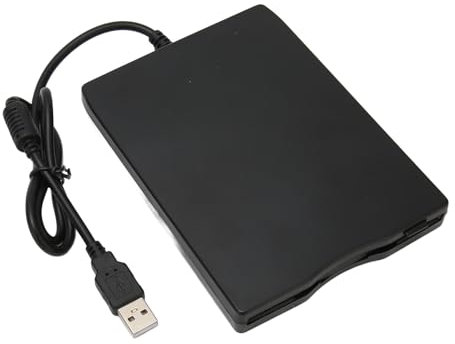 Externer USB 3.0 Diskettenleser, Geräuscharmer, Ultradünner ABS USB FDD für 8, Vista, Laptop PC, Mac mit 1,44 MB 2HD Kompatibilität