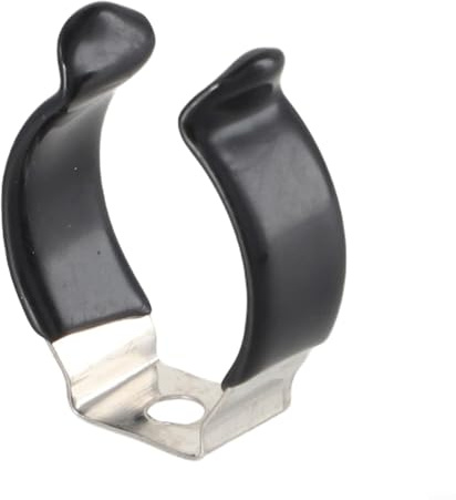 GLOBALHUT Metall Rohrschelle Frottee Clips Schmale Basis Design Heavy Duty 10 Stück (25mm)
