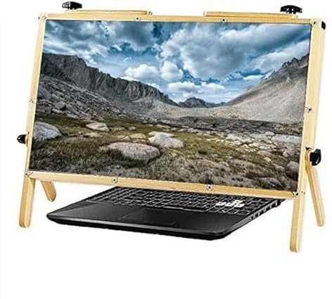 KEuLen Laptop Screen Magnifier,Computer Screen Magnifier, Laptop Screen Magnifier Desktop Screen Magnifying Glass, Convenient Folding Projection Display