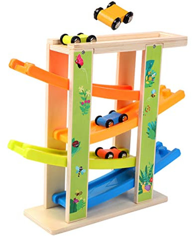 Toyvian 1set Educativo Per Auto Scivolante Per Sviluppare e Coordinazione Interattivo e Istruttivo