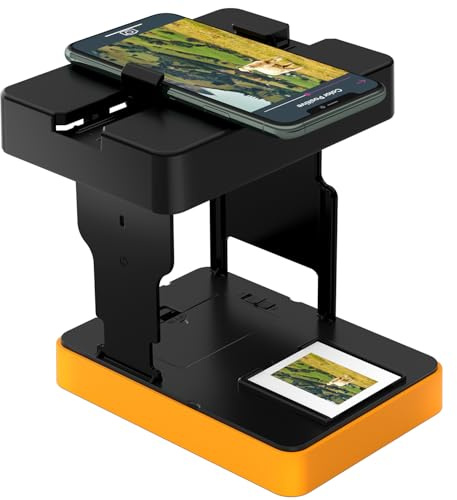 Mobile Film Scanner 35mm, Positive Slide & Negative Scanner Photo Scanner Converts 35mm Slides & Negatives to Digital Photos