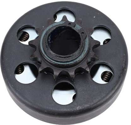 Luqeeg Embrayage de Kart 13 Dents, Alésage de 1 Pouce, Embrayage Centrifuge Outil, Haute Torsion, Résistant à L'usure Pièces Performance pour Mini-Motos Karts à Chaîne 428
