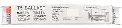 reattore elettronico Reattore elettronico T5 ad ampia tensione Reattori for lampade fluorescenti Reattori ad avvio istantaneo ad ampia tensione 220-240 V for fabbrica B03E(1/4)
