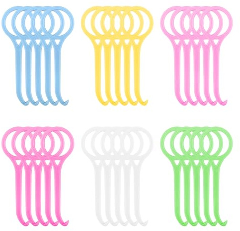 Aihoom 30 Pcs Aligner Remover Tool Kit for Invisalign & Retainers, Orthodontic Removal Hooks for Clear Aligners, Braces and Dental Retainers | Essential Teeth Cleaning Tools | Dental Care Kits