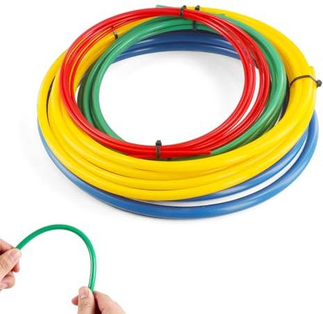 Piegatubi in rame AC, kit di piegatura per tubi HVAC da 1/4 3/8 1/2 5/8 con strisce di plastica PE per sistemi di climatizzazione, modellatura sicura del tubo, strisce di piegatura manuale del