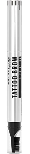 Maybelline New York, Stick de cejas, Efecto laminado, Fórmula en cera, resultado natural, Tattoo Brow Lift Stick, Tono 05 Black Brown