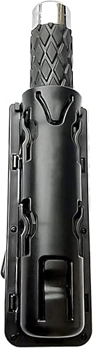 MODJUEGO Gasschlagstockhalter 360° Drehung Schwenkbar Erweiterbar Kunststoff EKA Taktstock Koffer Teleskop Holster