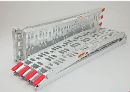 The Ramp People Pair of Folding Loading Ramps with Support Legs (220cm x 28cm x 1360kg) ATV Ramps, Trailer Ramps, Quad Bike Ramps, Ride on Mower Ramps