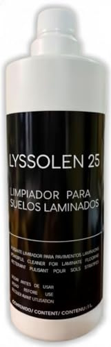 LYSSOLEN - Nettoyant pour Sols Stratifiés - Nettoie et Fait Briller Tous les Types de Sols - Non Glissant - Ravive la Brillance Naturelle - Usage Quotidien Idéal pour la Maison (1 Litre)