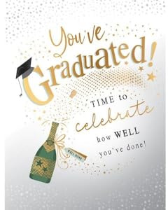 Piccadilly Greetings You've Graduated Graduated Graduated Graduation-Karte, 20,3 x 15,2 cm