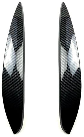 JINFOLI ABS Auto Scheinwerfer Augenlid Deckel Augenbraue Trim Abdeckung, for Mercedes, for Benz, for Smart, 2014 2015 2016 2017 2018 Augenbrauen(Carbon fiber Styling)