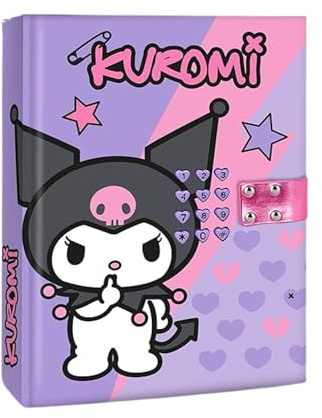 Kids Licensing - Elektronisches geheimes Tagebuch mit Kuromi-Sound für Mädchen