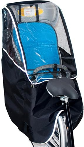 Copertura Posteriore per Seggiolino Bimbi Bici | Protezione Pioggia Per Seggiolino Bici Bambini - Parasole Portatile Per Passeggiate In Bicicletta Commute Giornate Piovose Escursioni Zaino In Spalla