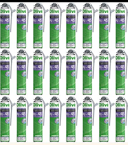 24 Schiume espansive poliuretano PRO 45 750 ml per pistola – Qualità professionale