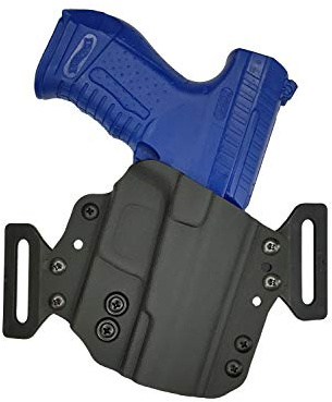Höppner und Schumann H1 Kydex Holster für Walther P99 Schwarz
