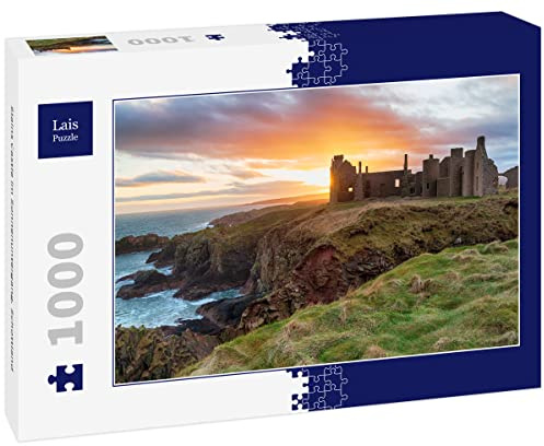 Lais Puzzle Slains Castle im Sonnenuntergang, Schottland 1000 Teile