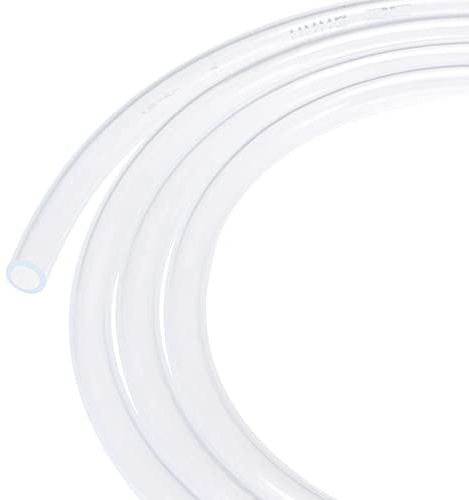 sourcing map Tuyau Transparent PVC Tube Plastique Vinyle 6mm ID 8mm OD 1 Mètre Tuyau Souple Durite Flexible pour Tube d'Eau, Conduite d'Air