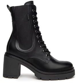 Nero Giardini I411963D Anfibi Donna in Pelle - Nero 39 EU
