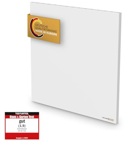 SCHMIDBAUER® Hybrid Pro Hybrid NEU 600 Watt - das Beste aus beiden Heiztechniken - Infrarottechnik mit Raumluft-Konvektion - integr. Thermostat