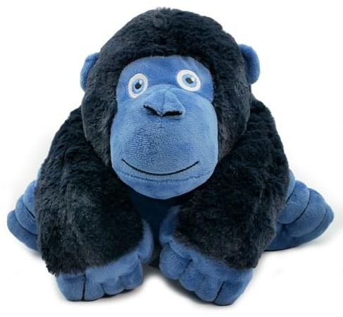Pelucho - Bouillotte Peluche Miguel, Les As de la Jungle - Bien-Être, Chaleur et Douceur - Micro-Ondable - Grains de Blé et Fleurs de Lavande - Fabriquée en France
