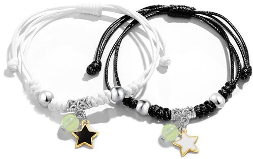 Pärchen Armband Magnet - Partner Armband Für Fernbeziehung, Geschenke Für Freund Weihnachten, Sein Und Sie Valentinstag, Päär Geschenk Für Paare