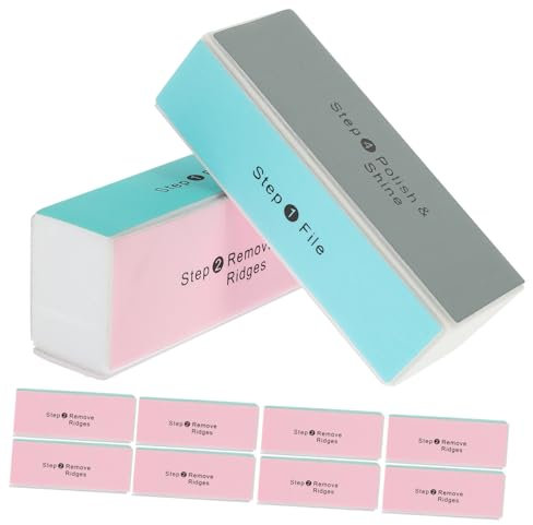 Mikinona 30 Stk Vierseitige Nagelfeilen Maniküre-pufferschleifblock Fingernagelfeilen Für Frauen Nagelknipser Pediküre Nagelkunst Puffer Für Nagelfeile Nagelfeilen Für Acryl Nagelpuffer
