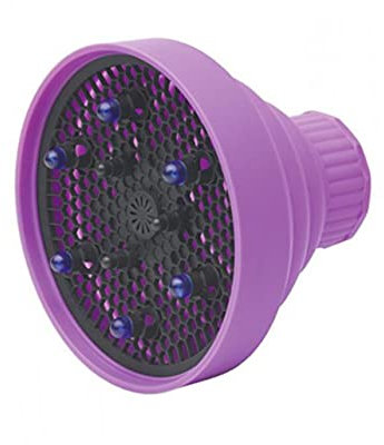 PLAFOPE Portable Hair Dryer Diffuser Silicone 5cm Inner Diameter 13.5cm Outer Diameter