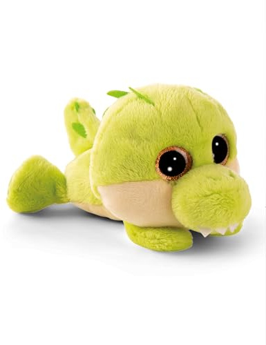 NICI Kuscheltier GLUBSCHIS Krokodil Groggo-Li 15cm-grün-Stofftier aus weichem Plüsch, niedliches Plüschtier zum Kuscheln und Spielen, für Kinder & Erwachsene, tolle Geschenkidee | 61848