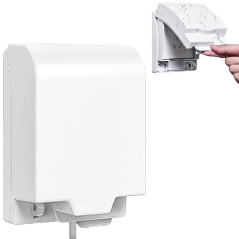 Plug Socket & Plug Covers, Splash & Dust Proof Outlet Protectors for Living Room Bedroom Kitchen,Ideal for Home,Durable Waterproof Wall Socket Guards