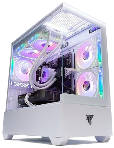 PcCom Ready V2 PC Gaming Ryzen 7 5800X, RTX 5060 Ti 16GB Blanca, 32GB RAM, 1TB SSD NVMe, Windows 11 Home, Ordenador Gaming Alto Rendimiento 1080p 1440p