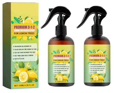 Abono Líquido Cítricos, 100ml Spray Fertilizante Liquido Para Citricos Frutales Limonero Y Naranjos, Fertilizante De Plantas Verdes Interior Exterior