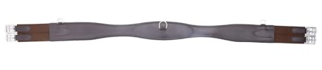 Generisch BergReiter Classic Sattelgurt – Dressage (Dunkelbraun, 135 cm)