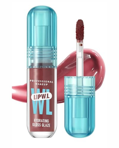 GRETY 1 Stück Professional Makeup Feuchtigkeitsspendender Lipgloss und Lip Stain, 2 in 1, Bis zu 12 Stunden Pflege, Hydrating Gloss Stain, Langanhaltender Lip Tint