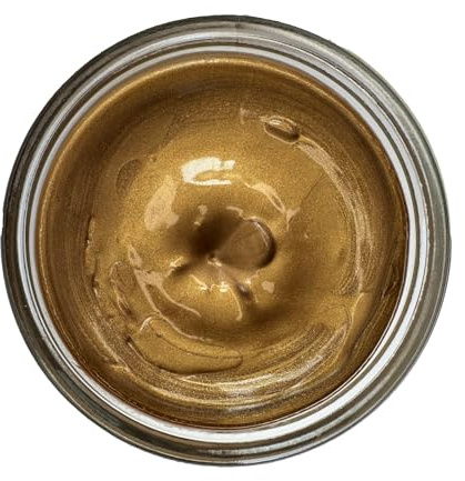 FAMACO cuir schuhemulsion pour CUIR LISSE metallic-farben 50 ml - métallique mordoré LÉGER BRONZE, One Size