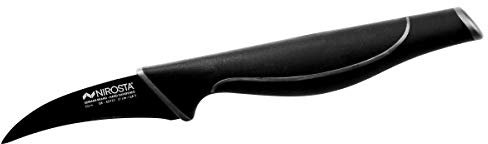 Nirosta Spelucchino Linea Wave in acciaio inossidabile con rivestimento antiaderente nero, 7cm