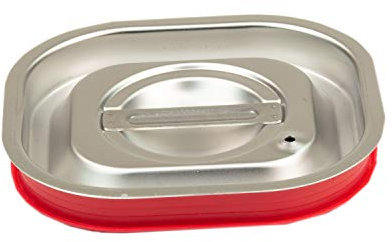 GN Deckel Gastronorm 1/6 mit Silikonring aus Edelstahl GVK ECO
