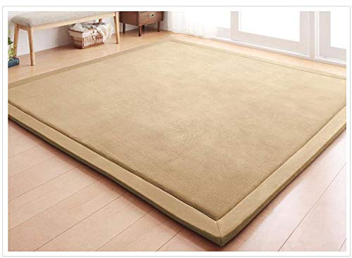 Loartee korallen Samtmatte, Teppich, als Krabbeldecke fürs Kind, Yogamatte und Übungsauflage geeignet