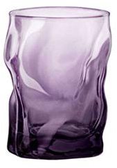 Maya Star - Bicchiere da whisky trasparente in stile giapponese, spesso utilizzato in bicchieri da birra scozzese, whisky, whisky, whisky, cocktail, colore: viola trasparente
