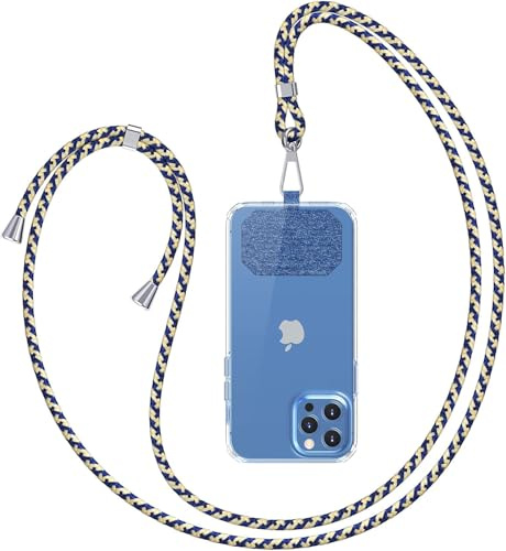 GUMO-LONG Handyband Universal zum Umhängen - Kompatibel mit jedem Handy und Smartphone, Kette zum Umhängen, Hülle mit Kordel, Handyband mit jeder Hülle kombinierbar