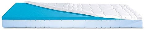 aktivshop 7-Zonen-Viscoschaummatratze, Visco-Gelschaum Allzonenmatratze,17 cm Komforthöhe, Viscomatratze Härtegrad H2 und H3