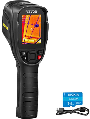 VEVOR Handheld Wärmebildkamera 240x180 IR-Auflösung Infrarotkamera Thermometer 40mK Thermografie Kamera -20-350°C Thermokamera Fehlersuche in HLK-Anlagen Identifizierung von Luftlecks