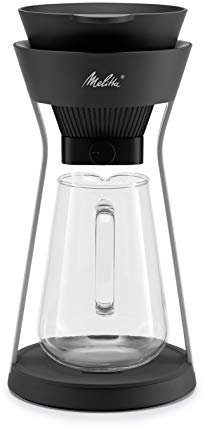 Melitta AMANO Kaffeebereiter, schwarz-silber