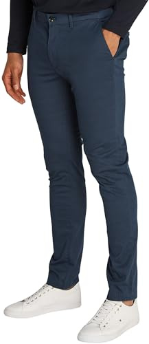Tommy Hilfiger Chino Homme Bleecker Printed Structure Slim Fit, Bleu (Desert Sky), 28W/34L