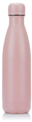 Bouteille d'eau Acier Inoxydable, Gourde Isotherme Réutilisable Gourde Inox sans BPA isolé à Bouteille Isotherme pour Froide Pendant 24heures, Chaude Pendant 12 Heures (Rose Pâle, 500ml)